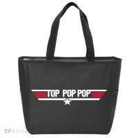 Top Pop pop Funny Dad Grandpa Father's Day Gift Tote Bag thumb 0