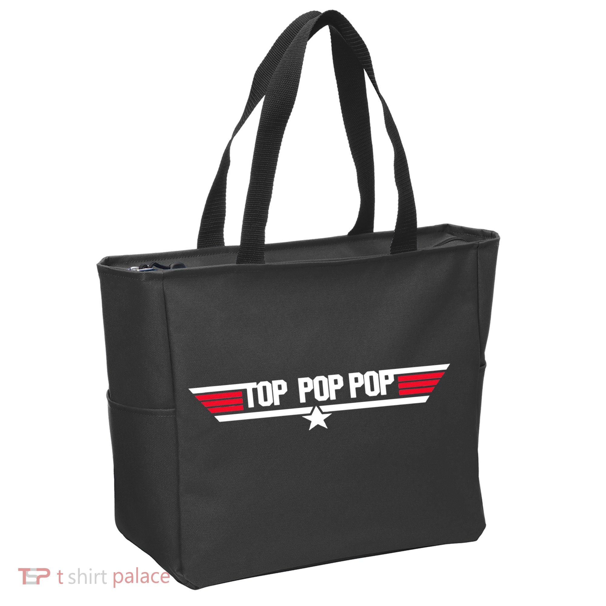 Top Pop pop Funny Dad Grandpa Father's Day Gift Tote Bag