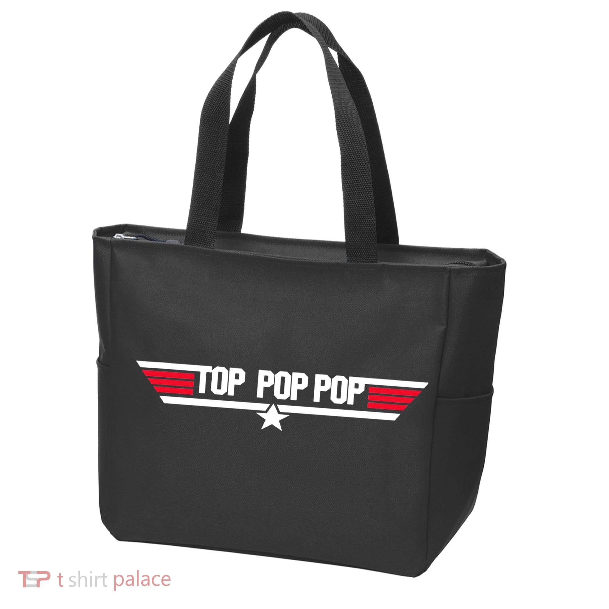 Top Pop pop Funny Dad Grandpa Father's Day Gift Tote Bag