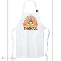 Thankful Pumpkin Patch Cute Rainbow Holiday Apron thumb 0