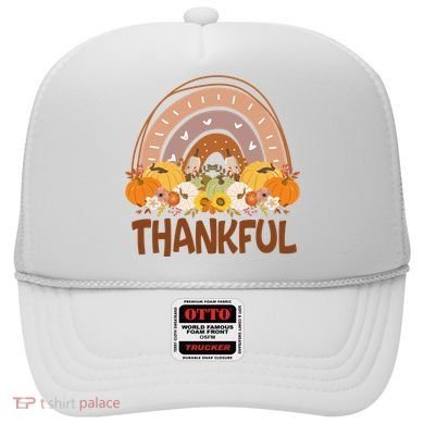 Thankful Pumpkin Patch Cute Rainbow Holiday Hat