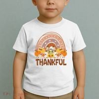 Thankful Pumpkin Patch Cute Rainbow Holiday Toddler T-Shirt thumb 2