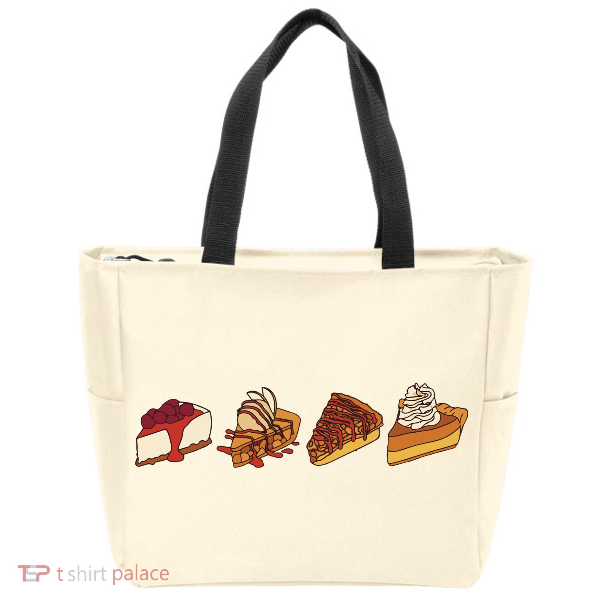 Thanksgiving Pie Pumpkin Tote Bag