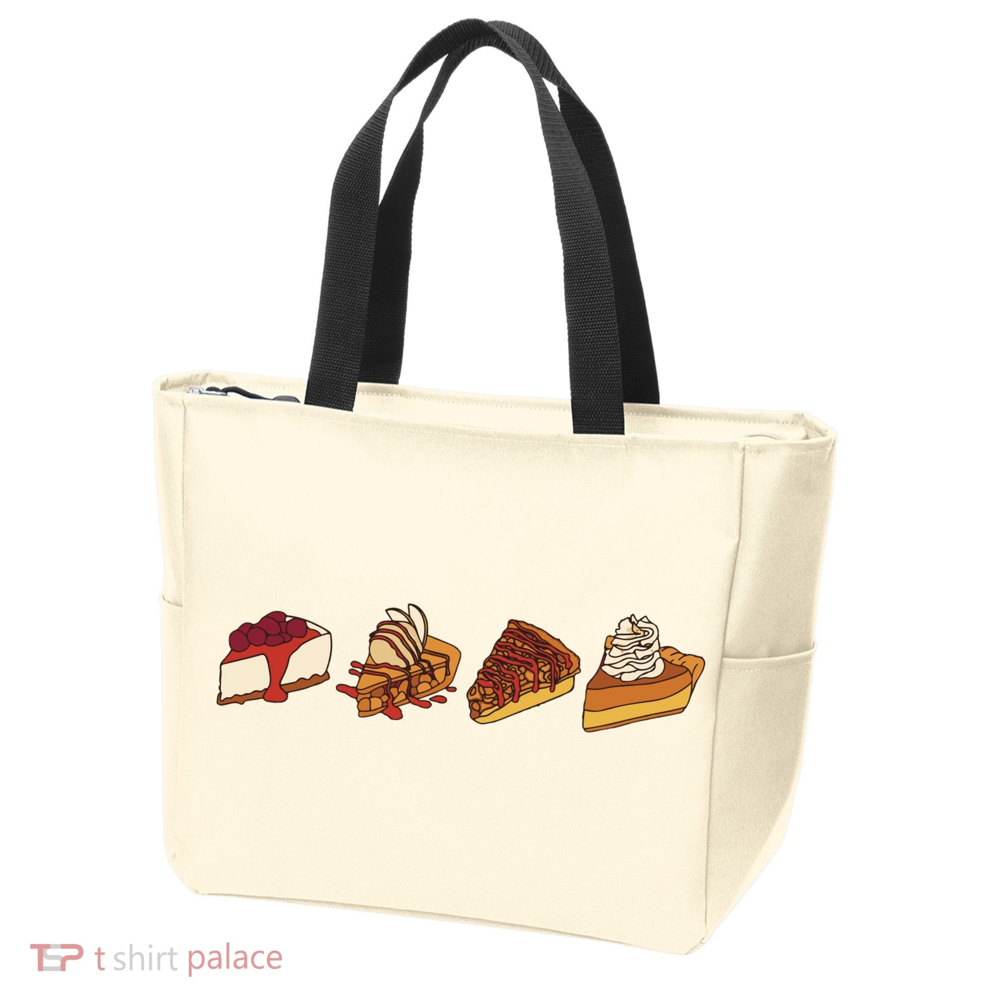 Thanksgiving Pie Pumpkin Tote Bag