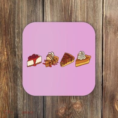 Thanksgiving Pie Pumpkin Coaster