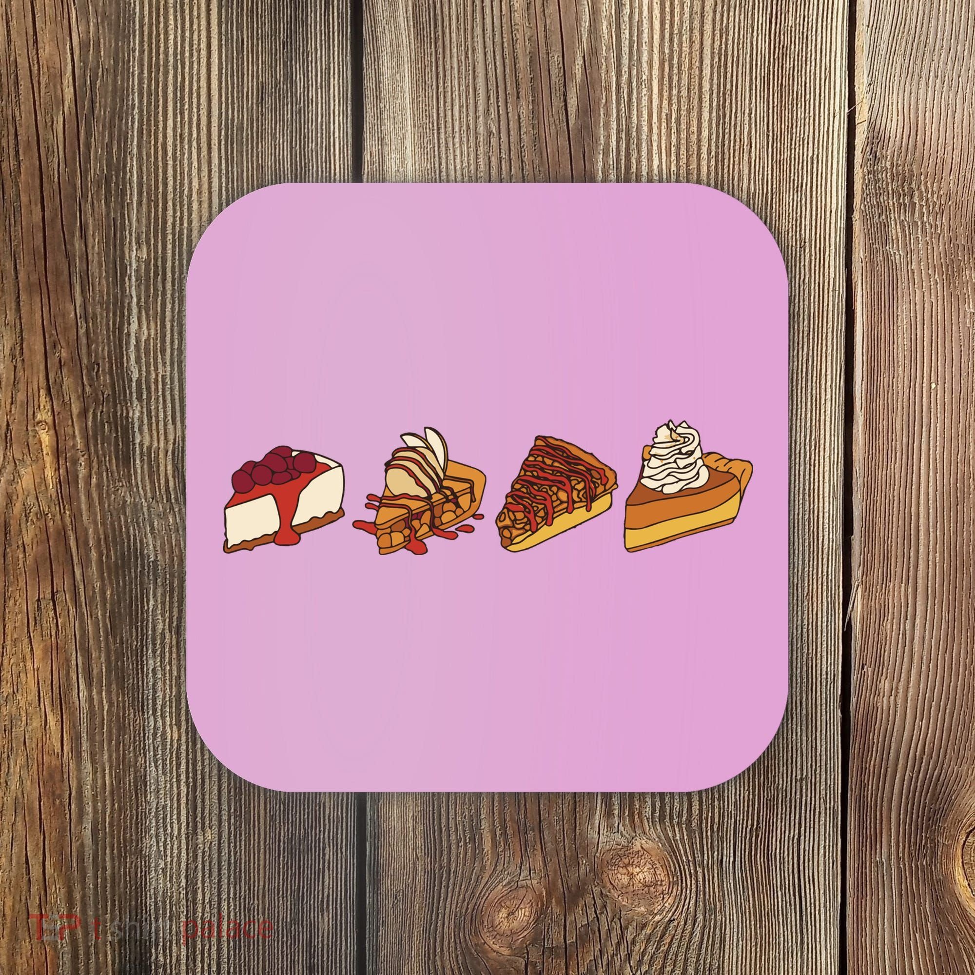 Thanksgiving Pie Pumpkin Coaster