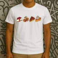 Thanksgiving Pie Pumpkin T-Shirt thumb 3