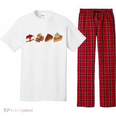 Thanksgiving Pie Pumpkin Pajama Set