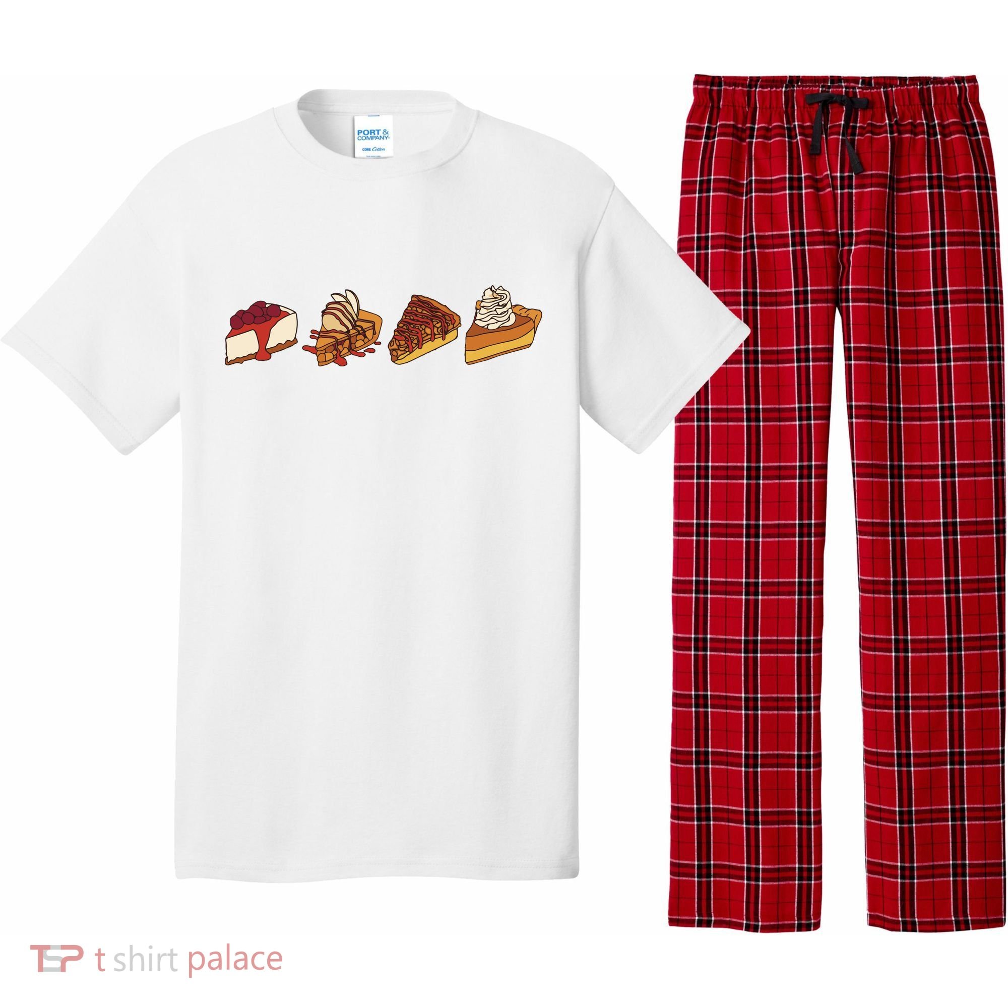 Thanksgiving Pie Pumpkin Pajama Set