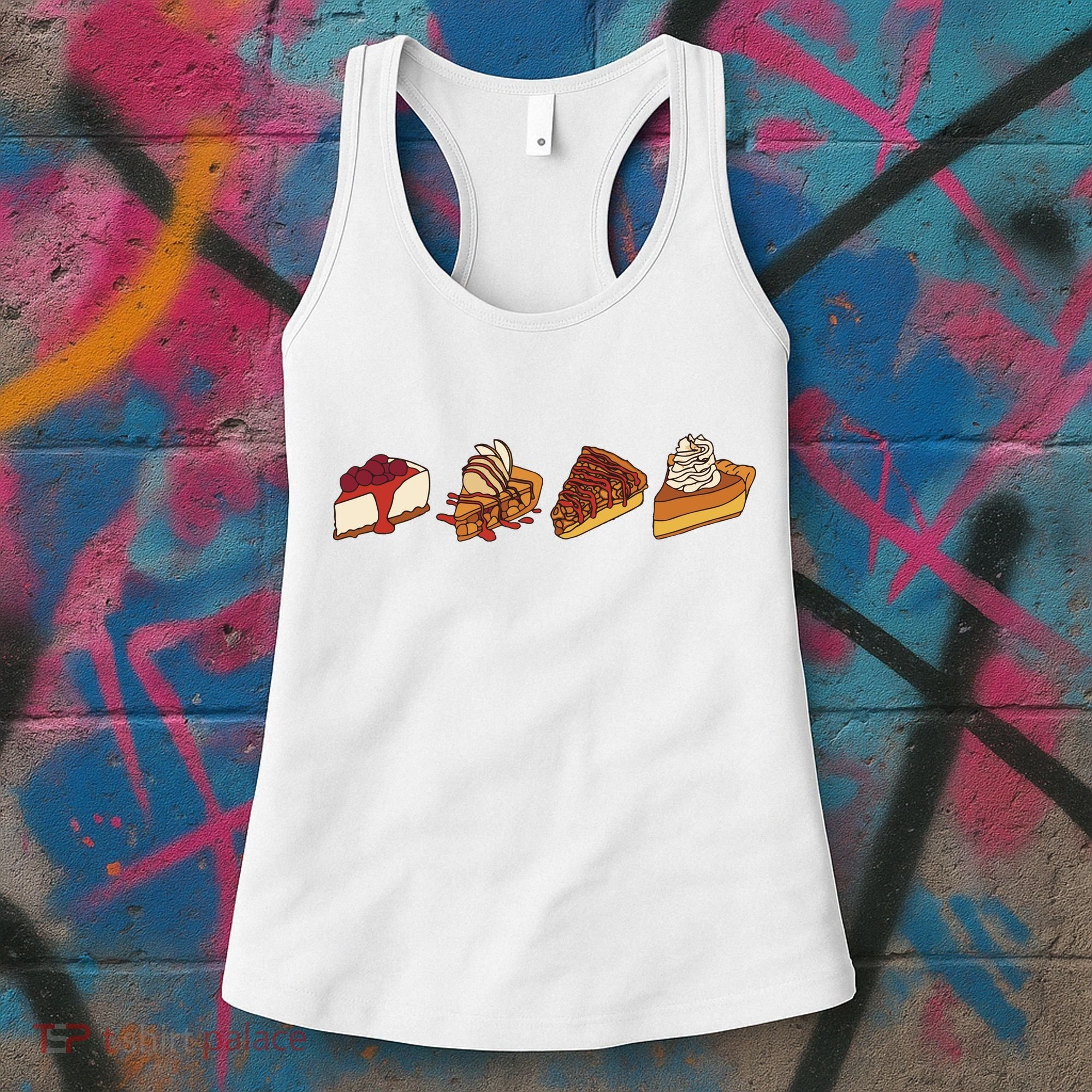 Thanksgiving Pie Pumpkin Women's Tank Top