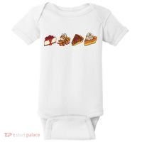 Thanksgiving Pie Pumpkin Baby Bodysuit thumb 0