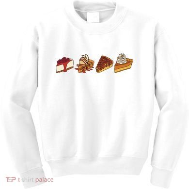 Thanksgiving Pie Pumpkin Kids Sweatshirt