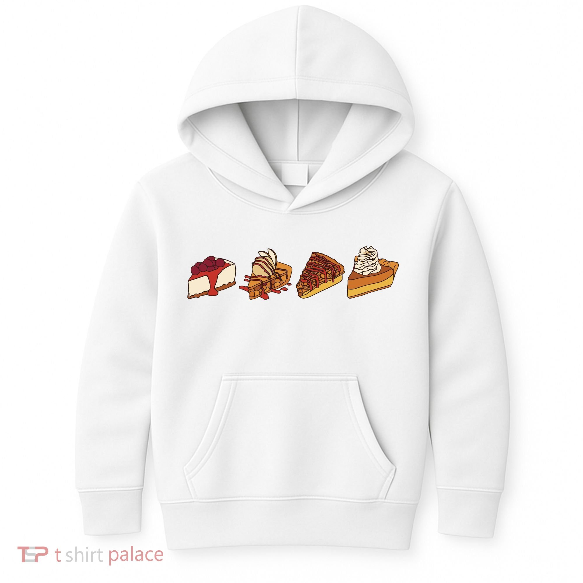 Thanksgiving Pie Pumpkin Kids Hoodie