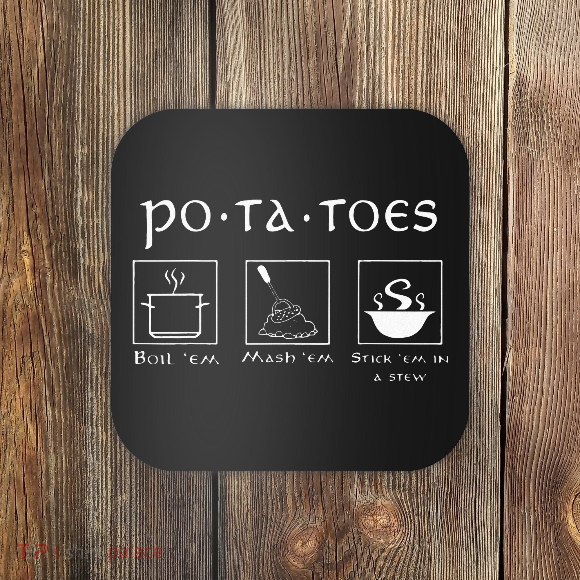 Taters Potatoes Potato Tater Coaster