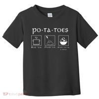 Taters Potatoes Potato Tater Toddler T-Shirt thumb 0