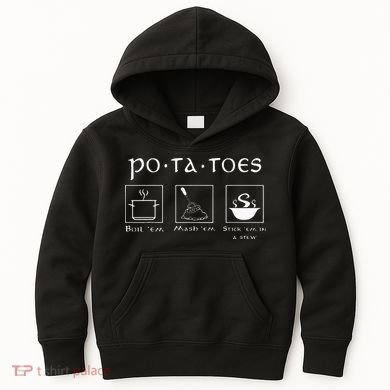 Taters Potatoes Potato Tater Kids Hoodie