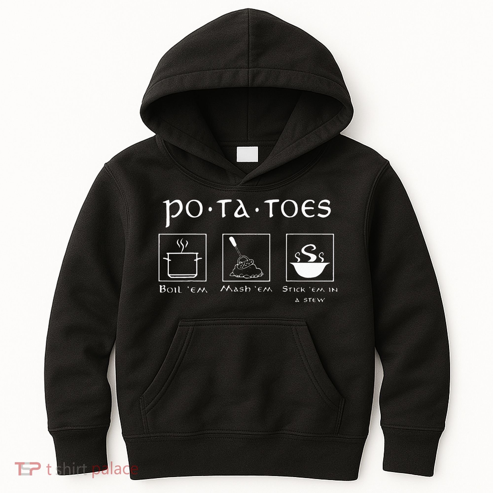 Taters Potatoes Potato Tater Kids Hoodie