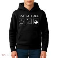 Taters Potatoes Potato Tater Kids Hoodie thumb 4