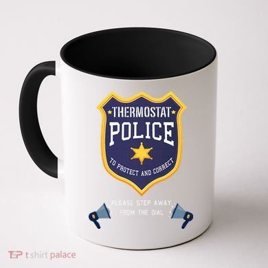 Thermostat Police Please Step Away From The Dial Dad Jokes Coffee Mug