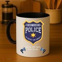 Thermostat Police Please Step Away From The Dial Dad Jokes Coffee Mug thumb 4