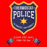Thermostat Police Please Step Away From The Dial Dad Jokes Santa Hat thumb 1