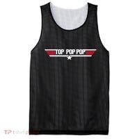 Top Pop Pop Funny Father's Day Dad Grandpa Gifts Mesh Reversible Basketball Jersey Tank thumb 0
