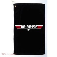Top Pop Pop Funny Father's Day Dad Grandpa Gifts Golf Towel thumb 0