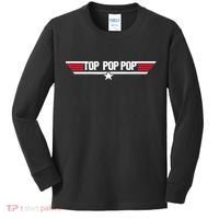 Top Pop Pop Funny Father's Day Dad Grandpa Gifts Kids Long Sleeve Shirt thumb 0