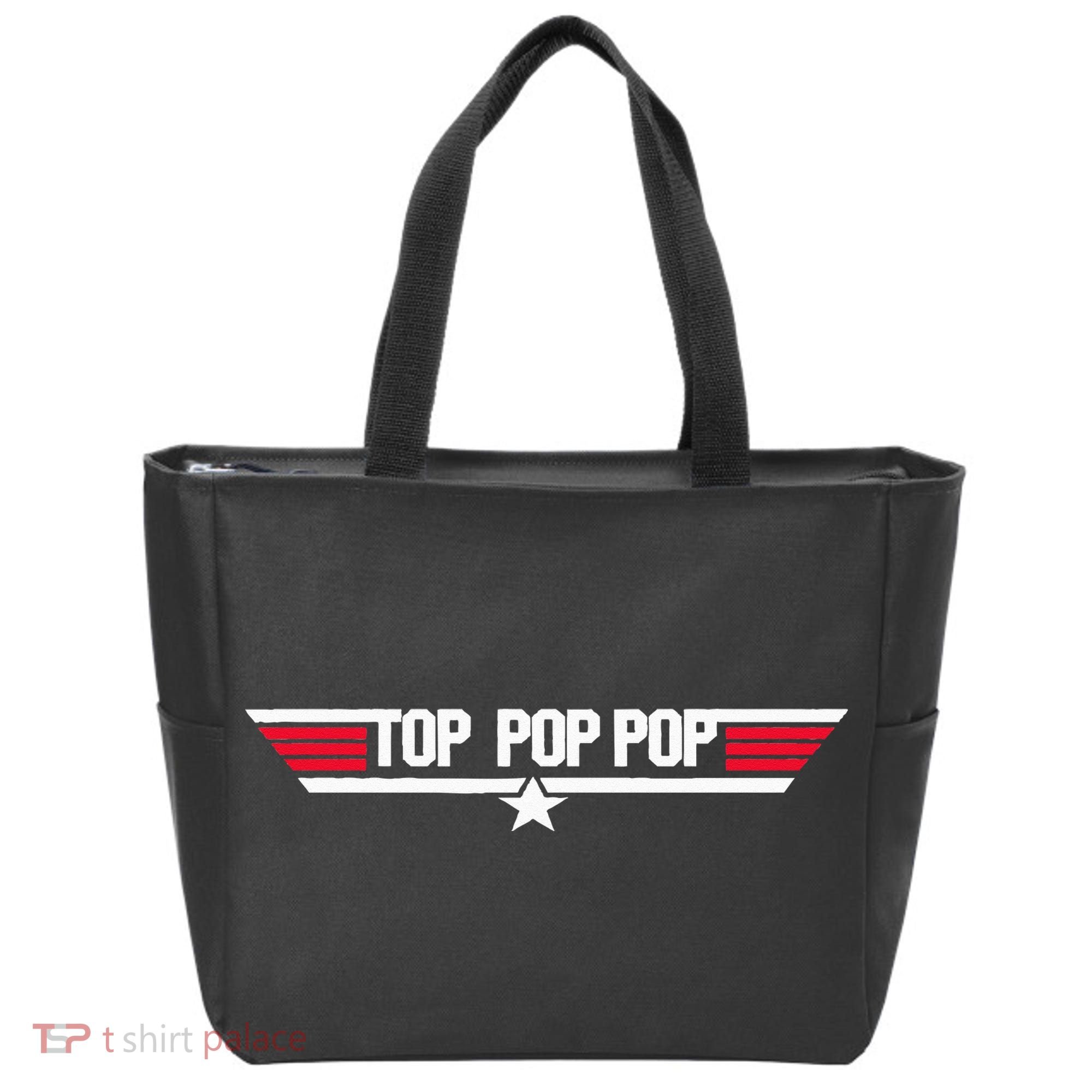 Top Pop Pop Funny Father's Day Dad Grandpa Gifts Tote Bag