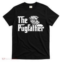 The Pugfather Pug Dad Fathers Day Gift Pug Lovers T-Shirt thumb 0