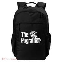 The Pugfather Pug Dad Fathers Day Gift Pug Lovers Backpack thumb 0