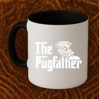 The Pugfather Pug Dad Fathers Day Gift Pug Lovers Coffee Mug thumb 2