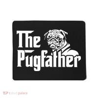 The Pugfather Pug Dad Fathers Day Gift Pug Lovers Mousepad thumb 0