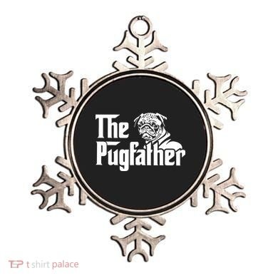 The Pugfather Pug Dad Fathers Day Gift Pug Lovers Ornament
