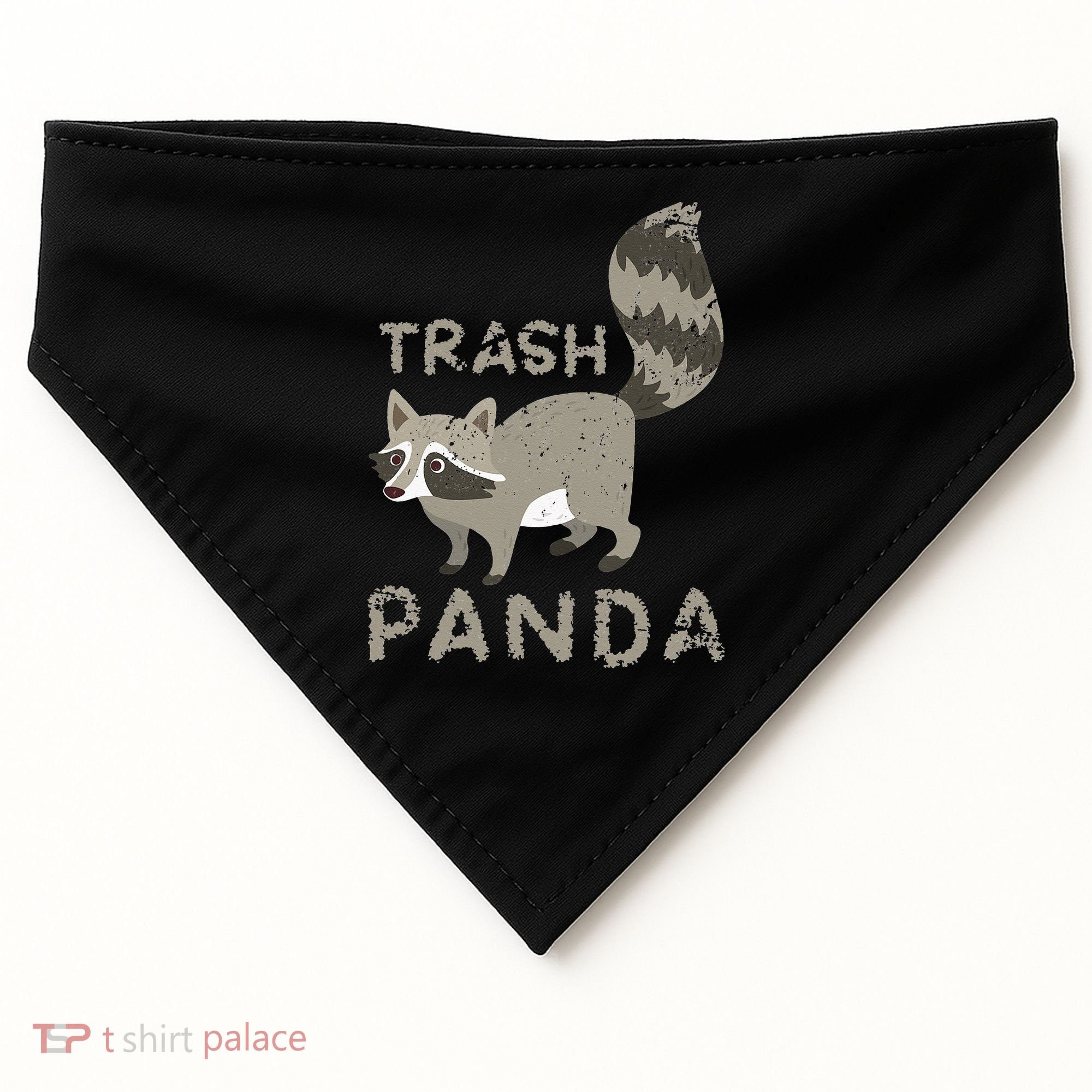 Trash Panda Racoon USA-Made Doggie Bandana