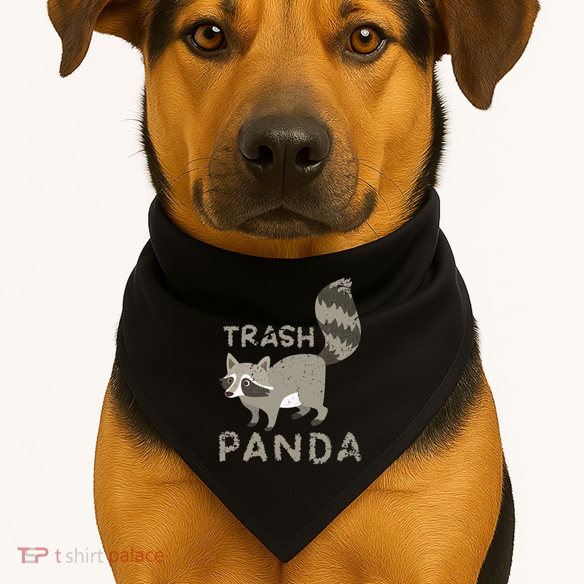 Trash Panda Racoon USA-Made Doggie Bandana