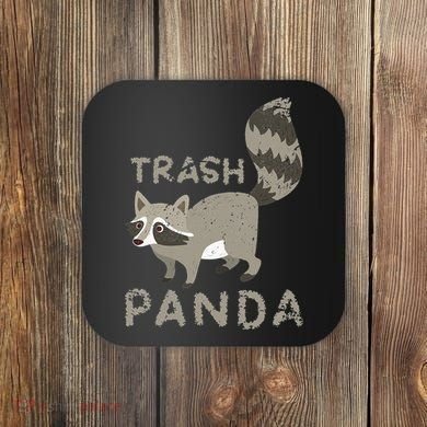 Trash Panda Racoon Coaster