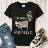 Trash Panda Racoon Women's T-Shirt thumb 3