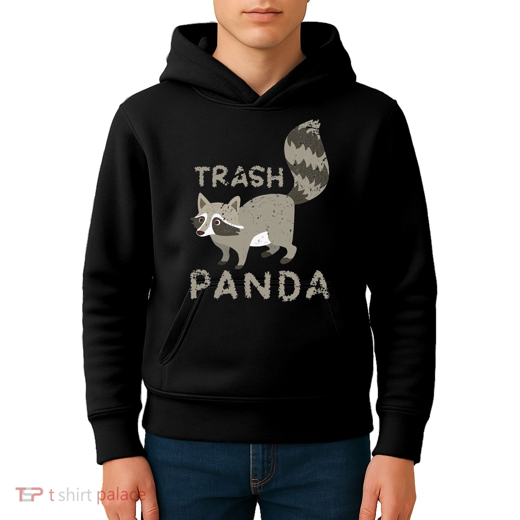 Trash Panda Racoon Kids Hoodie
