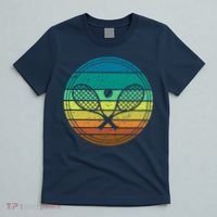 Tennis Player Racquet Ball Retro Vintage Racket Lawn Tennis T-Shirt thumb 5