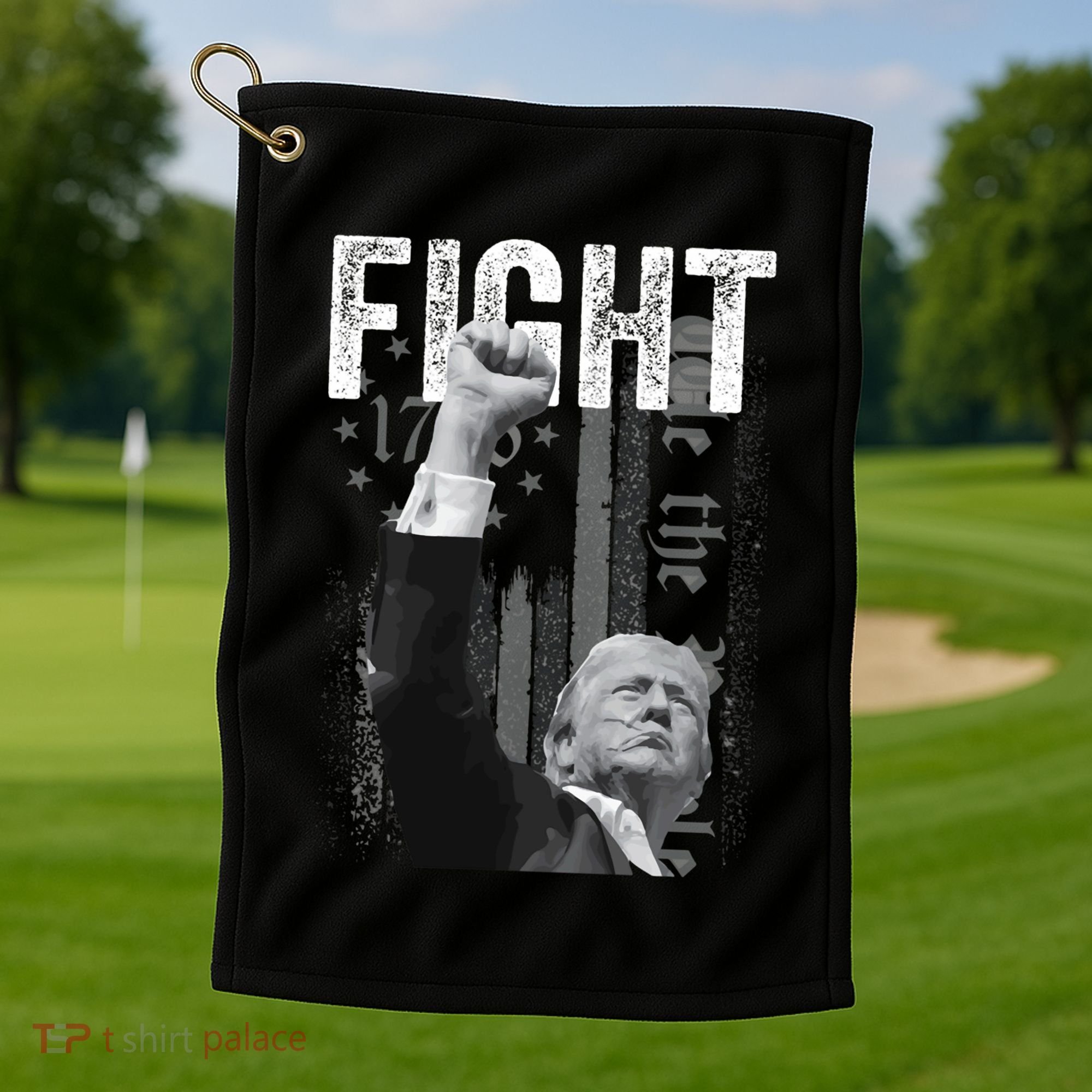 Trump Pennsylvania Rally Fight! Golf Towel