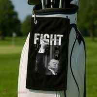 Trump Pennsylvania Rally Fight! Golf Towel thumb 2