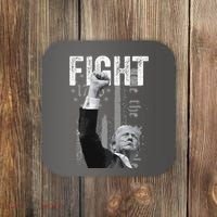 Trump Pennsylvania Rally Fight! Coaster thumb 0