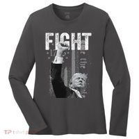 Trump Pennsylvania Rally Fight! Women's Long Sleeve Shirt thumb 0