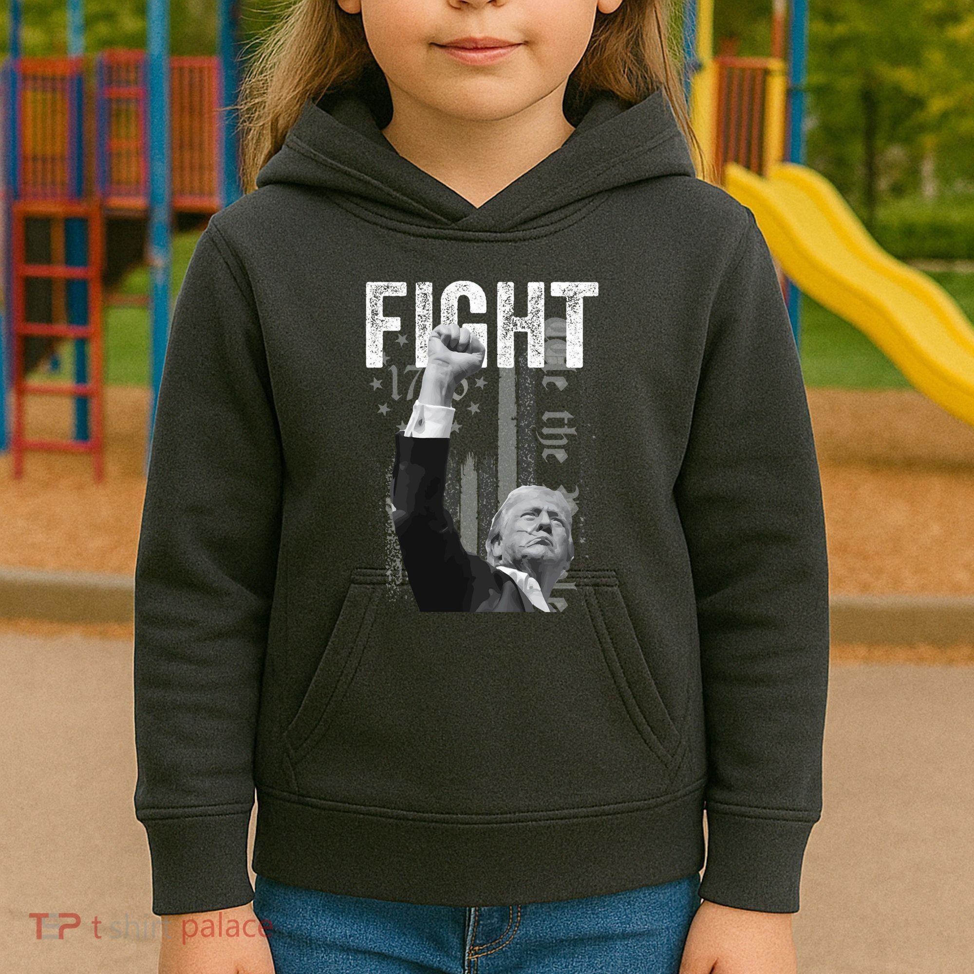 Trump Pennsylvania Rally Fight! Kids Hoodie