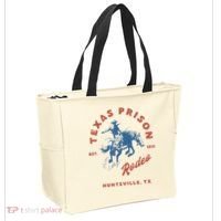 Texas Prison Rodeo Cowboy Western Tote Bag thumb 2