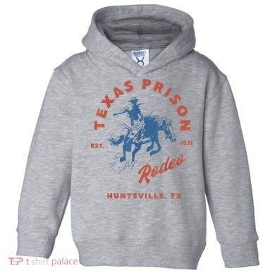 Texas Prison Rodeo Cowboy Western Toddler Hoodie