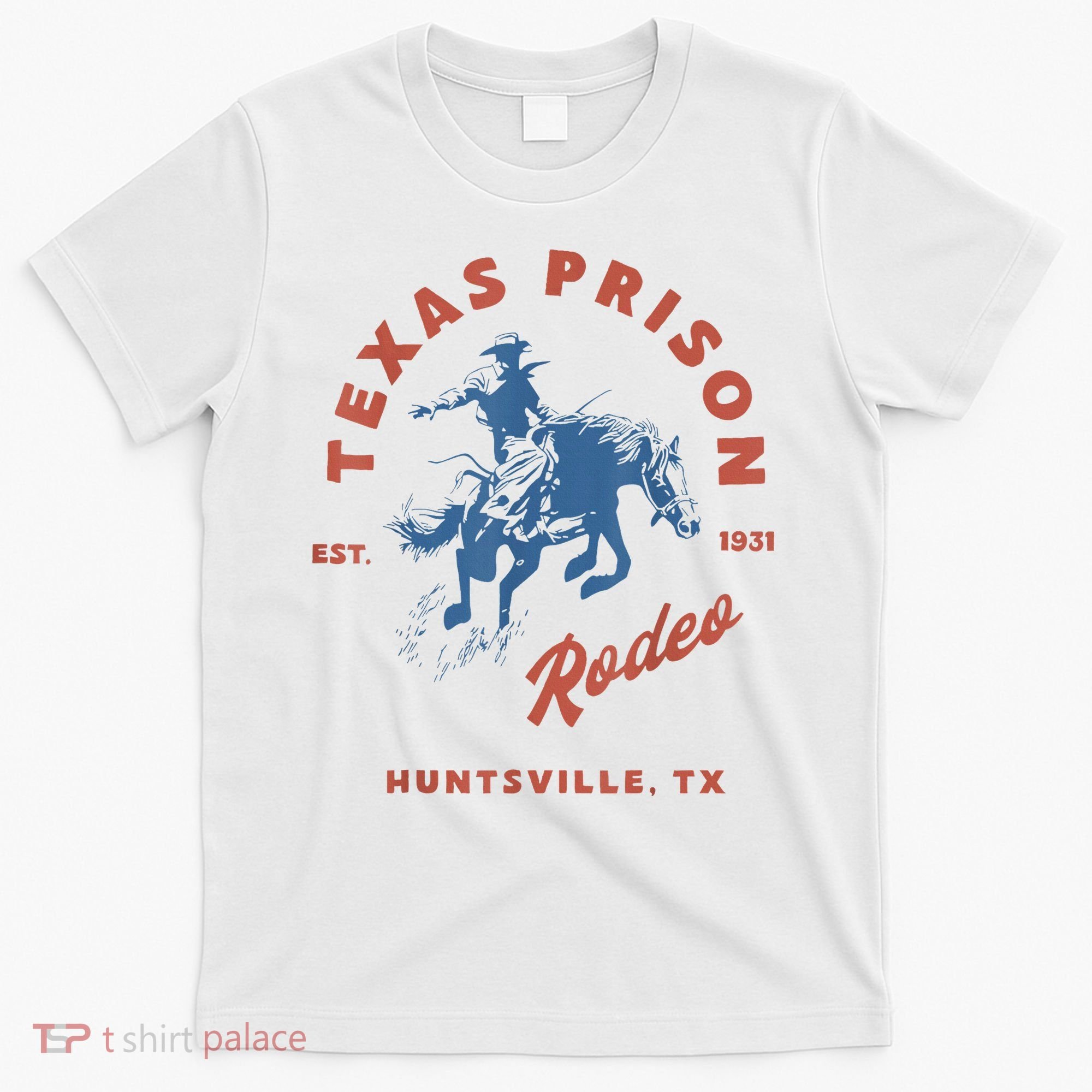 Texas Prison Rodeo Cowboy Western T-Shirt