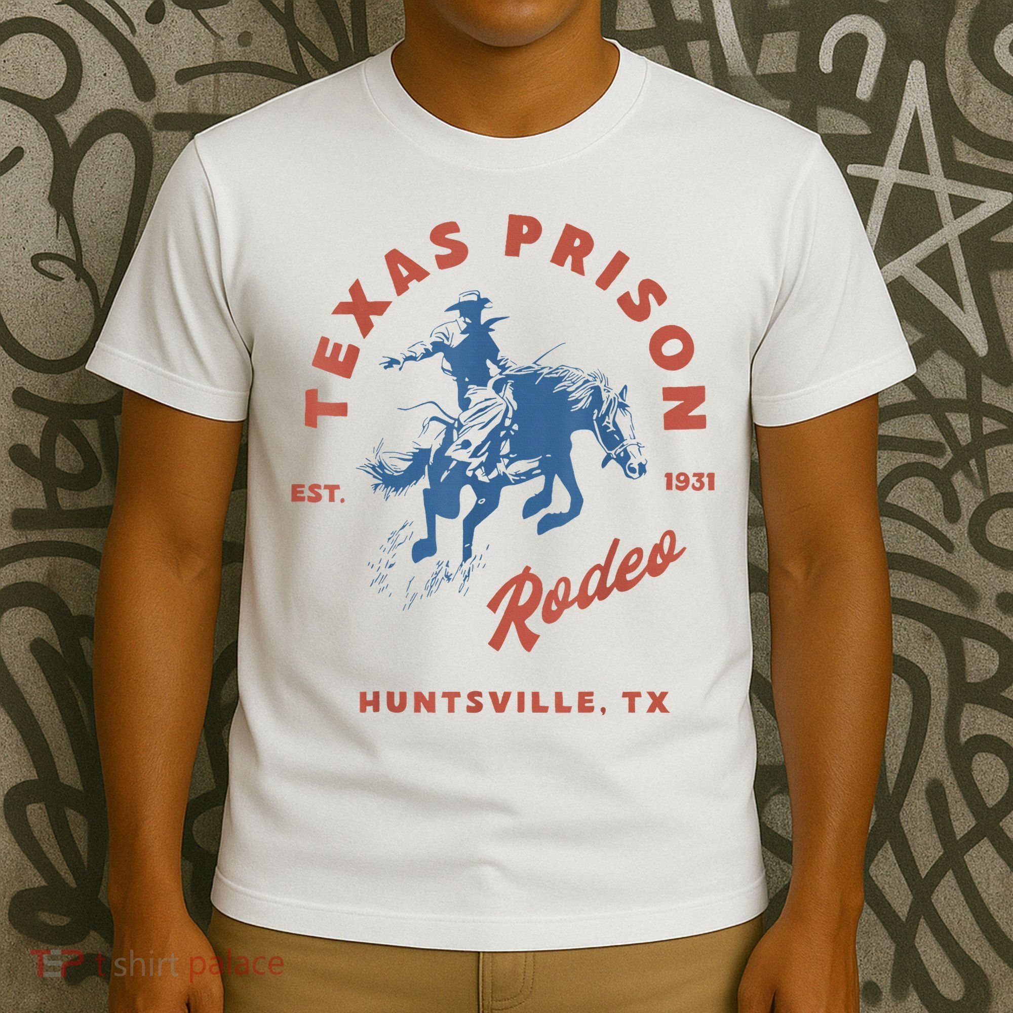 Texas Prison Rodeo Cowboy Western T-Shirt