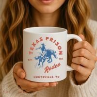 Texas Prison Rodeo Cowboy Western Coffee Mug thumb 3